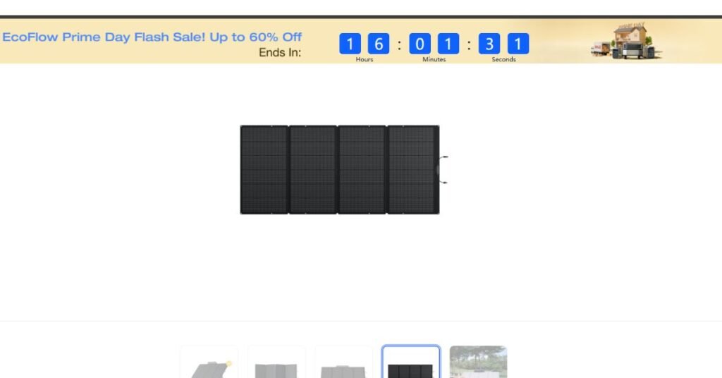 EcoFlow 400W Portable Solar Panel